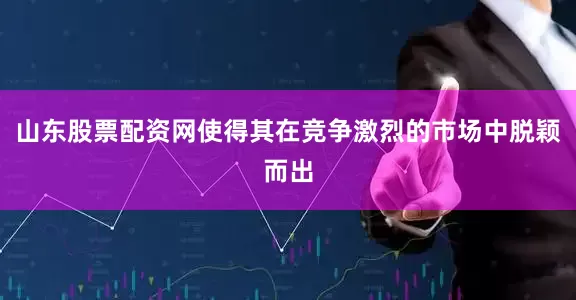 山东股票配资网使得其在竞争激烈的市场中脱颖而出
